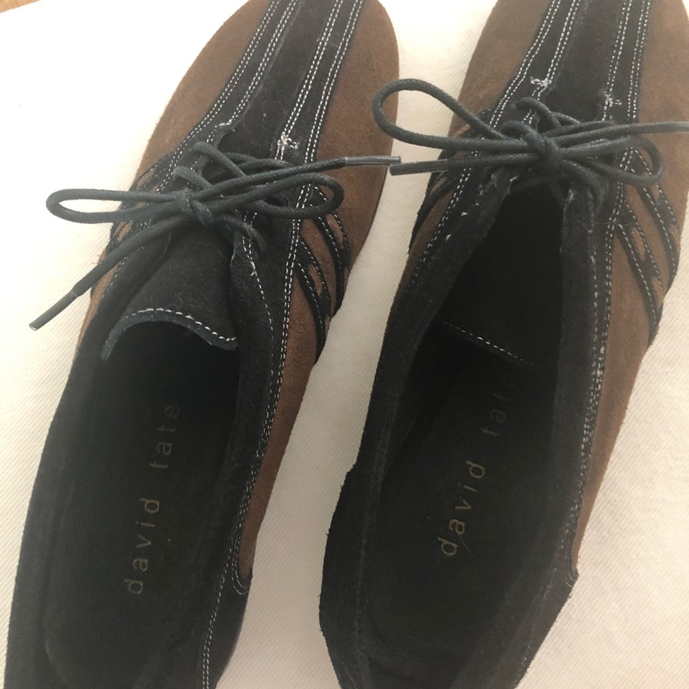 David Tate Lace-Up suede shoe…never worn. Brand new. 8.5 M